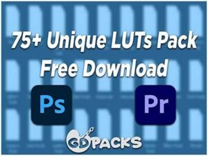 75 unique luts pack free download