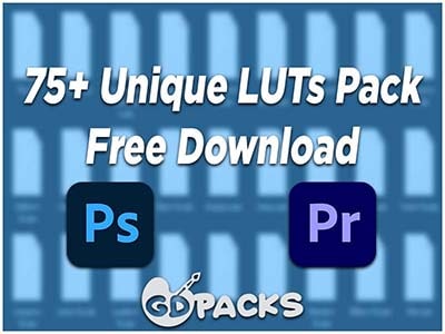 75 unique luts pack free download